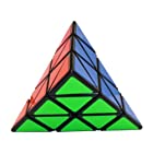 送料無料立体 パズル 4面体 三角形 黒素体