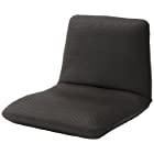 セルタン 日本製 高反発 座椅子 和楽チェア Sサイズ メッシュダークブラウン 背筋ピン 背部リクライニング A455a-349DBR