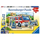 送料無料ラベンスバーガー(Ravensburger) ジグソーパズル 07574 4 パトカーと消防車(12ピース×2)