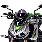 送料無料Puig 7011F NEW GENERATION SHORT 【DARK SMOKE】 Kawasaki Z1000 (14-) プーチ スクリーン カウル オートバイ バイク パーツ