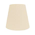 ランプ・シェード(lamp-shade) キャッチ式 交換用ランプシェード 綿布 薄ベージュ 直径20cm K-20130