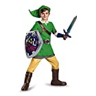 送料無料The Legend of Zelda: Link Deluxe Child Costume ゼルダの伝説リンクデラックスチャイルドコスチュームは ""♪ハロウィン♪サイズ：L (10-12) [並行輸入品]