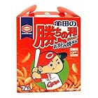 送料無料(単品)アジカル 広島東洋カープ亀田の勝ちの種お好み焼風味 7袋
