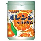 送料無料丸川製菓 オレンジマーブルガムボトル 130g×6個入