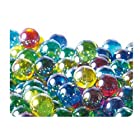 送料無料国産ガラスのビー玉50セット　オーロラカラーマーブル（ミックス）25mm／約50個入　日本製 Glass Marble