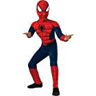 送料無料Rubie's Marvel Ultimate Spider-Man Deluxe Muscle Chest Costume, Child Medium - Medium One Color [並行輸入品]