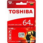 送料無料東芝 EXCERIA microSDXC64GB Class10 UHS-1対応 最大読込速度48MB/s 防水/耐X線 海外パッケージ品 THN-M301R0640A4