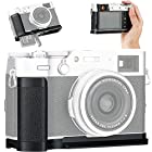 JJC 金属ハンドグリップ 富士フイルム Fujifilm Fuji X100V & X100F カメラ適用 電池交換が便利