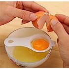 送料無料黄身取り器 卵黄身分け器 エッグセパレーター 卵白 卵黄セパレータ ショートハンドル ホワイト