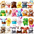 送料無料Joyin Toy 24 Pack of Mini Animal Plush Toy Assortment (24 units 7.6cm each) Kids Party Favours