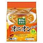 送料無料東洋水産 マルちゃん 素材のチカラ 国産オニオンスープ (7.3g×5食)×6袋入