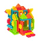 送料無料PicassoTiles () PTB120 120ピース ブラシ形状 3D 建築ブロック タイル 建築 おもちゃセット 学習 プレイセット STEM 玩具セット 知育キット 子どもの脳の発達促進 未就学児 幼稚園児用おもちゃ マルチカラ
