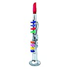 送料無料楽器 おもちゃ クラリネット 子供 吹く 笛 知育玩具 3歳 プレゼント [ BONTEMPI ボンテンピ シルバー クラリネット 8keys 42cm ](324431)