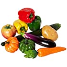 送料無料10個/セットの人工的な野菜のシミュレーションの野菜の装飾の台所家の装飾の現実的な擬似野菜の装飾の一定の写真の小道具