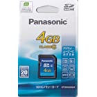 送料無料SDHCメモリーカード 　パナソニック　4GB　RP-SDNA04GJK