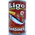 送料無料Ligo Sardines Red with Chilie　イワシの缶詰め（トマトソース漬け） 辣?罐? 155g 原産国名 フィリピン Philippines 菲律? 写真の賞味期限は撮影時のものです。実際とは違う場合があります。照片?