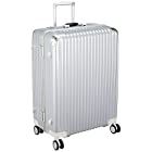 [カーゴ] スーツケース 受託手荷物無料サイズ ロータリーロック 消音キャスター TW72 保証付 100L 72 cm 5.4kg シルバーカーボン