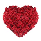 NALER 花びら フラワーシャワー バレンタインデー バラ造花 母の日 薔薇の造花 フラワー 赤 約2000枚 パーティーグッズ プロポーズ 結婚式 誕生日 お祝い 二次会