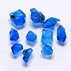 送料無料【N2 stone Natural】天然鉱物 藍方石 (アウイン/アウイナイト/hauyne/hauynite) / 結晶 | (10粒 [長辺 約1-2mm/1粒], 産出地: ドイツ アイフェル)