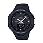 [カシオ] 腕時計 ベビージー FOR SPORTS 歩数計測 Bluetooth 搭載 BSA-B100-1AJF レディース ブラック