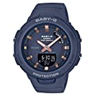 [カシオ] 腕時計 ベビージー FOR SPORTS 歩数計測 Bluetooth 搭載 BSA-B100-2AJF レディース ブルー