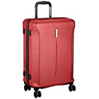 [シフレ] ハードジッパースーツケース 中型 Mサイズ 付き 保証付 48L 55 cm 3.6kg マットレッド