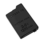 OSTENT 大容量 品質 純正1200 mAh 3.6 V リチウム イオン 充電池 バッテリー パック 交換用 Sony PSP 2000/3000 PSP-S110 コンソール 用