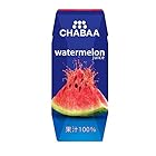 送料無料CHABAA100% ジュース ウォーターメロン ×36本 パック