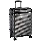 [シフレ] スーツケース ハードジッパー TRIDENT(トライデント) フロントオープン 上パカ仕様 TRI2178-58 保証付 53L 58 cm 3.8kg カーボンブラック