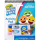 送料無料Crayola Baby Shark Color Wonder Travel Activity Pad, Mess Free Coloring, Gift for Kids, 3, 4, 5, 6