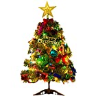 送料無料クリスマスツリー 50cm イルミネーション付き 卓上 ミニツリー クリスマスオーナメント LEDライト付き おしゃれ キラキラ 雰囲気満々 暖かい 簡単な組立品 飾り 部屋 商店 おもちゃ プレゼント 20点セット