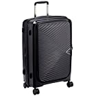 [シフレ] スーツケース ハードジッパー GREEN WORKS(グリーンワークス) 軽量 拡張機能付 GRE2197-61M 55L 61 cm 3.5kg ブラック