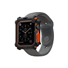 URBAN ARMOR GEAR AppleWatch(Series 6/SE/5/4)用耐衝撃ケース 44mm (ブラック/オレンジ) 【日本正規代理店品】UAG-AWLC-BK/OR