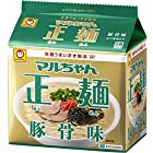 送料無料《ケース》　東洋水産 マルちゃん正麺 豚骨味 5食パック (440g)×6個 インスタント袋麺