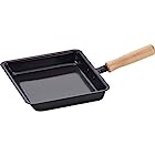 送料無料和平フレイズ 日本製 ずっと使い続けたい 鉄 玉子焼き器 18×18cm 木柄 IH対応 CS-014 千歳(ちとせ)