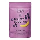 送料無料BAMBI WATER スーパースムージー 200g (アサイーバナナ味) スムージー 置き換えダイエット スーパーフード 酵素ドリンク 低カロリー 食物繊維 レアシュガー 甘い