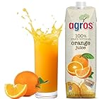 送料無料オレンジジュース 果汁100％ 無添加 agros ギリシャ産 紙パック 業務用 まとめ買い 濃縮還元 1000ミリリットル (x 12)