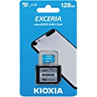 microSDXC 128GB EXCERIA 超高速UHS-I CLASS10 KIOXIA フルHD動画撮影 専用SDアダプター付 [並行輸入品]