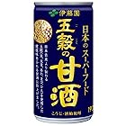 送料無料伊藤園 日本のスーパーフード 五穀の甘酒 (缶) 190g ×30本