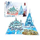 送料無料アナと雪の女王2 立体 3Dパズル 343ピース アレンデル城/氷の城 FROZEN 4Dシティスケープ