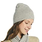 送料無料[EURKEA]ニット帽 帽子 レディース ニット カシミヤ カシミア 100％ 防寒 単色 シンプル バレンタインデー ホワイトデー ギフト プレゼント KASHIMIA20-H (ライトグレー)