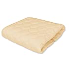 送料無料シモンズ(Simmons) 正規品 ベッドパッド クィーン 羊毛ベッドパッド 152cm×195cm 洗える 通年使用可能 日本製 LG1001A ベージュ