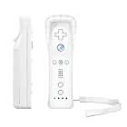送料無料NITONAMI Wii コントローラー WiiU Wii 対応 コントローラー シロ Wiiリモコンジャケット 同梱（ホワイト）