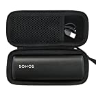 送料無料用の にとってSonos ソノス Roam ローム Portable Speaker ポータブルスピーカー収納ケース-Khanka (ハードシェル, ブラック)