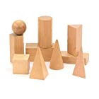 送料無料GOOD TOWN 空間概念 想像力 育てる 知育 教材 玩具 木製 立方体 円柱 角柱 球 等 10個セット 積み木 算数 小学生 発想