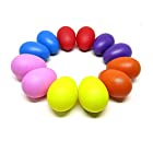 送料無料6色 エッグ シェーカー たまご 卵 マラカス 子供 知育 玩具 遊戯楽器 12個セット