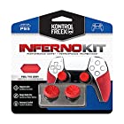送料無料KontrolFreek Inferno for PlayStation 5 | パフォーマンスサムスティックとパフォーマンスグリップ | Inferno red