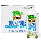 送料無料シェフズチョイス オーガニックココナッツウォーター330ml (6本/1箱) 無添加 Organic 100%pure coconut water (6本1箱)