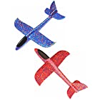 送料無料G-MODELL 飛行機 おもちゃ 発泡スチロール製 手投げ 2個セット (赤・青)