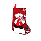 送料無料HKJ クリスマスの靴下キャンディのプレゼント袋クリスマスの壁に靴下をかけるサンタクロースの雪だるま熊トナカイクリスマス用品の靴下クリスマスツリーのペンダント (1)